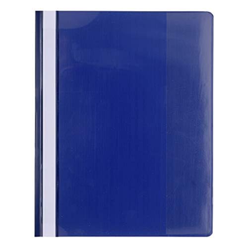 Exacompta 439907B Premium Schnellhefter. Aus PVC-Folie für DIN A4 kaufmännische Heftung mit Beschriftungsstreifen Hefter Ideal für Büro und Schule blau Exacompta 439907B Premium Schnellhefter. Aus PVC-Folie für DIN A4 kaufmännische Heftung mit Beschriftungsstreifen Hefter Ideal für Büro und Schule blau von Exacompta