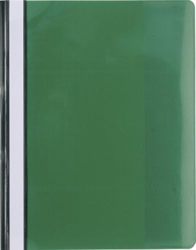 Exacompta 439915B 10er Pack Plastik-Schnellhefter mit Beschriftungsstreifen aus PVC mit schutzfolie für DIN A4+ grün kaufmännische Heftung Hefter ideal für Büro und Schule Exacompta 439915B 10er Pack Plastik-Schnellhefter mit Beschriftungsstreifen aus PVC mit schutzfolie für DIN A4+ grün kaufmännische Heftung Hefter ideal für Büro und Schule von Exacompta