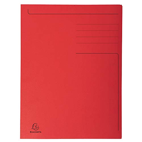 Exacompta 449003E Einschlagmappe Forever+. Aus Recycling-Karton DIN A4 mit 3 Klappen rot Sammelmappe Dokumentenmappe ideal für Büro und Schule Exacompta 449003E Einschlagmappe Forever+. Aus Recycling-Karton DIN A4 mit 3 Klappen rot Sammelmappe Dokumentenmappe ideal für Büro und Schule von Exacompta