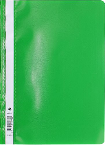 Exacompta 449205B 25er Pack Plastik-Schnellhefter. Aus PP-Folie für DIN A4 kaufmännische Heftung hellgrün mit Beschriftungsstreifen Hefter Ideal für Büro und Schule Exacompta 449205B 25er Pack Plastik-Schnellhefter. Aus PP-Folie für DIN A4 kaufmännische Heftung hellgrün mit Beschriftungsstreifen Hefter Ideal für Büro und Schule von Exacompta