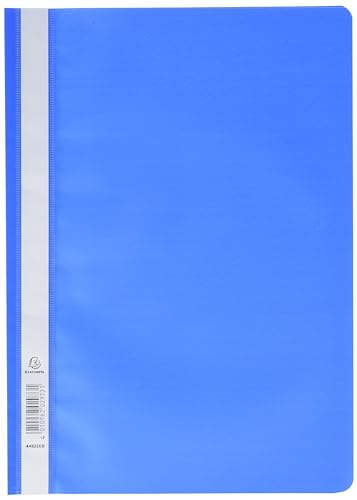 Exacompta 449206B 25er Pack Plastik-Schnellhefter. Aus PP-Folie für DIN A4 kaufmännische Heftung hellblau mit Beschriftungsstreifen Hefter Ideal für Büro und Schule Exacompta 449206B 25er Pack Plastik-Schnellhefter. Aus PP-Folie für DIN A4 kaufmännische Heftung hellblau mit Beschriftungsstreifen Hefter Ideal für Büro und Schule von Exacompta