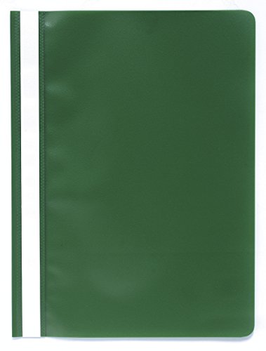 Exacompta 449215B 25er Pack Plastik-Schnellhefter. Aus PP-Folie für DIN A4 kaufmännische Heftung grün mit Beschriftungsstreifen Hefter Ideal für Büro und Schule Exacompta 449215B 25er Pack Plastik-Schnellhefter. Aus PP-Folie für DIN A4 kaufmännische Heftung grün mit Beschriftungsstreifen Hefter Ideal für Büro und Schule von Exacompta