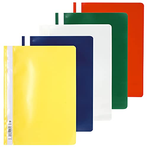 Exacompta 449225B 25er Pack Plastik-Schnellhefter. Aus PP-Folie für DIN A4 kaufmännische Heftung Farbig Sortiert mit Beschriftungsstreifen Hefter Ideal für Büro und Schule Exacompta 449225B 25er Pack Plastik-Schnellhefter. Aus PP-Folie für DIN A4 kaufmännische Heftung Farbig Sortiert mit Beschriftungsstreifen Hefter Ideal für Büro und Schule von Exacompta