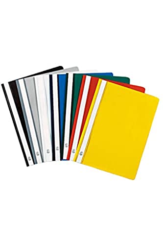 Exacompta 449225B Plastik-Schnellhefter. Aus PP-Folie für DIN A4 kaufmännische Heftung 1 Stück Zufallsfarbe mit Beschriftungsstreifen Hefter Ideal für Büro und Schule Exacompta 449225B Plastik-Schnellhefter. Aus PP-Folie für DIN A4 kaufmännische Heftung 1 Stück Zufallsfarbe mit Beschriftungsstreifen Hefter Ideal für Büro und Schule von Exacompta