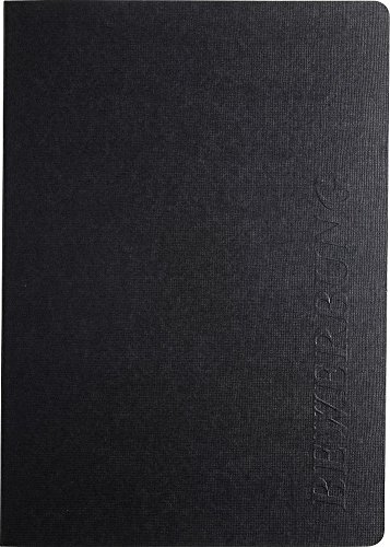 Exacompta 49101B Bewerbungsmappe Success (2teilig mit 1 Klemmschiene Kapazität, 30 Blatt aus ManilaLeinenKarton, 400 g, DIN A4, 21 x 29,7 cm) schwarz von Exacompta
