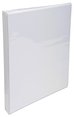 Exacompta 51021E Ringbuch Kreacover aus festem PP, 2 Ringe, Rücken 60mm, 3 Außen- und 2 Innenhüllen, DIN A5, 1 Stück, Weiß von Exacompta