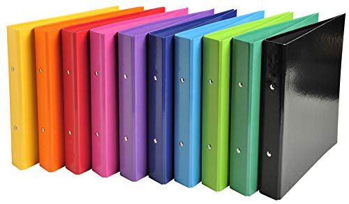 Exacompta 51029E 10er Pack Ringbuch Iderama, 230 x 215 mm, geeignet für DIN A5-Dokumente, 2 Ringe, 35 mm Rücken, 25 mm Ringe, farbig sortiert Exacompta 51029E 10er Pack Ringbuch Iderama, 230 x 215 mm, geeignet für DIN A5-Dokumente, 2 Ringe, 35 mm Rücken, 25 mm Ringe, farbig sortiert von Exacompta