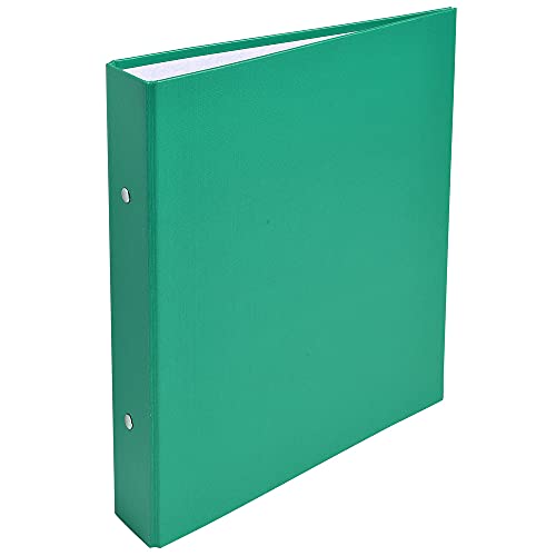 Exacompta 51073E Ringbuch DIN A5 aus starkem Karton mit Kunststoffbezug außen 2-O Ring-Mechanik 40mm breit grün ideal für Schule und Büro Ringhefter Ringordner Ringbuchordner von Exacompta