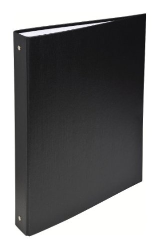 Exacompta 51371E 20er Pack Kunststoff-Ringbuch 4-O-Ring-Mechanik DIN A4 Füllhöhe 30 mm schwarz Organizer Ring-Ordner Hefter Plastikordner ideal für Büro und Schule von Exacompta