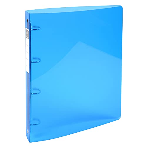 Exacompta 51772E Ringbuch Iderama aus transluzentem Kunststoff für DIN A4, 4-O Ring Mechanik 30 mm, Rücken 40 mm, hellblau ideal für Schule und Büro Ringhefter Ringordner Ringbuchordner Exacompta 51772E Ringbuch Iderama aus transluzentem Kunststoff für DIN A4, 4-O Ring Mechanik 30 mm, Rücken 40 mm, hellblau ideal für Schule und Büro Ringhefter Ringordner Ringbuchordner von Exacompta