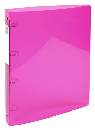 Exacompta 51774E Ringbuch Iderama aus transluzentem Kunststoff für DIN A4, 4-O Ring Mechanik 30 mm, Rücken 40 mm, rosa ideal für Schule und Büro Ringhefter Ringordner Ringbuchordner Exacompta 51774E Ringbuch Iderama aus transluzentem Kunststoff für DIN A4, 4-O Ring Mechanik 30 mm, Rücken 40 mm, rosa ideal für Schule und Büro Ringhefter Ringordner Ringbuchordner von Exacompta