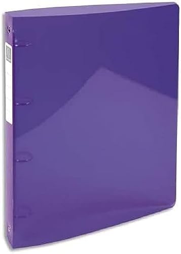 Exacompta 51776E Ringbuch Iderama aus transluzentem Kunststoff für DIN A4, 4-O Ring Mechanik 30 mm, Rücken 40 mm, violett ideal für Schule und Büro Ringhefter Ringordner Ringbuchordner Exacompta 51776E Ringbuch Iderama aus transluzentem Kunststoff für DIN A4, 4-O Ring Mechanik 30 mm, Rücken 40 mm, violett ideal für Schule und Büro Ringhefter Ringordner Ringbuchordner von Exacompta