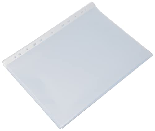 Exacompta 5200E 100er Pack PP-Kunststoff Prospekthüllen Standard. Für DIN A4 transparent glasklar oben offen Klarsichtfolie Plastikhülle Klarsichthülle ideal für Ordner Ringbücher und Hefter von Exacompta