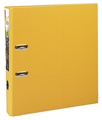 Exacompta 53149E Premium PP-Ordner Prem´Touch. 5 cm schmal DIN A4 Kunststoffbezug außen Papierbezug innen Rückenschild austauschbar Ringordner Aktenordner Briefordner Plastikordner gelb Exacompta 53149E Premium PP-Ordner Prem´Touch. 5 cm schmal DIN A4 Kunststoffbezug außen Papierbezug innen Rückenschild austauschbar Ringordner Aktenordner Briefordner Plastikordner gelb von Exacompta