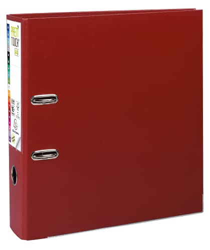 Exacompta 53304E Premium PP-Ordner Prem´Touch. 8 cm breit DIN A4 Kunststoffbezug außen Papierbezug innen Rückenschild austauschbar Ringordner Aktenordner Briefordner Plastikordner bordeaux Exacompta 53304E Premium PP-Ordner Prem´Touch. 8 cm breit DIN A4 Kunststoffbezug außen Papierbezug innen Rückenschild austauschbar Ringordner Aktenordner Briefordner Plastikordner bordeaux von Exacompta