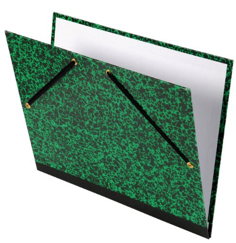 Exacompta 533200E 5er Pack Annonay Zeichenkarton mit Stoffbändern, Rückseite und Ecken, Maße: 67 x 94 cm Format A(594 x 84mm) Farbe grün von Exacompta