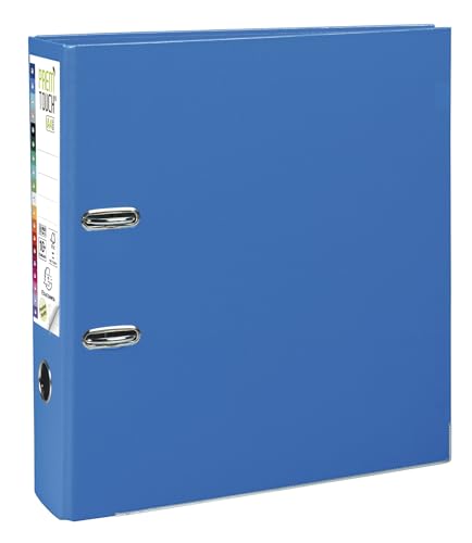 Exacompta 53342E 10er Pack Premium Kunststoff-Ordner Prem´Touch. 8 cm breit DIN A4 MAXI Ringordner Aktenordner Briefordner Büroordner Plastikordner Schlitzordner blau Exacompta 53342E 10er Pack Premium Kunststoff-Ordner Prem´Touch. 8 cm breit DIN A4 MAXI Ringordner Aktenordner Briefordner Büroordner Plastikordner Schlitzordner blau von Exacompta