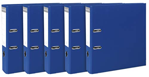 Exacompta 53352SE 5er Pack Premium-Ordner. Made in Germany. Kunststoffbezug außen und innen 8 cm breit DIN A4 MAXI dunkelblau Ringordner Aktenordner Briefordner Büroordner Plastikordner Schlitzordner Exacompta 53352SE 5er Pack Premium-Ordner. Made in Germany. Kunststoffbezug außen und innen 8 cm breit DIN A4 MAXI dunkelblau Ringordner Aktenordner Briefordner Büroordner Plastikordner Schlitzordner von Exacompta
