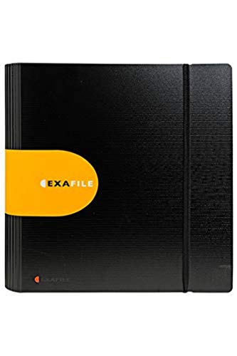 Exacompta 53534E Premium Kunststoff Ordner Exafile aus festem PP 1,9 mm. 6,5 cm breit DIN A4 Ringordner Aktenordner Briefordner Büroordner Plastikordner Schlitzordner schwarz Exacompta 53534E Premium Kunststoff Ordner Exafile aus festem PP 1,9 mm. 6,5 cm breit DIN A4 Ringordner Aktenordner Briefordner Büroordner Plastikordner Schlitzordner schwarz von Exacompta