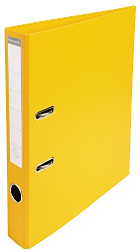 Exacompta 53549E Premium PP-Ordner Prem´Touch. 5 cm schmal DIN A4 Kunststoffbezug außen Papierbezug innen Rückenschild austauschbar Ringordner Aktenordner Briefordner Plastikordner gelb Exacompta 53549E Premium PP-Ordner Prem´Touch. 5 cm schmal DIN A4 Kunststoffbezug außen Papierbezug innen Rückenschild austauschbar Ringordner Aktenordner Briefordner Plastikordner gelb von Exacompta