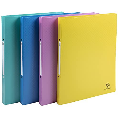 Exacompta 54190E 4er Pack Recycling Kunststoff-Ringbuch Forever Young aus flexiblem blickdichtem Polypropylen 2 Ringe Füllhöhe 15mm DIN A4 ideal für Büro und Schule Blauer Engel farbig sortiert Exacompta 54190E 4er Pack Recycling Kunststoff-Ringbuch Forever Young aus flexiblem blickdichtem Polypropylen 2 Ringe Füllhöhe 15mm DIN A4 ideal für Büro und Schule Blauer Engel farbig sortiert von Exacompta