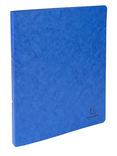 Exacompta 54252E – Karton mit 10 Ordnern aus Glanz-Karton, 2 runde Ringe, Durchmesser 15 mm, Rücken 20 mm, Außenmaße 32 x 25 cm, A4-Format, Blau Exacompta 54252E – Karton mit 10 Ordnern aus Glanz-Karton, 2 runde Ringe, Durchmesser 15 mm, Rücken 20 mm, Außenmaße 32 x 25 cm, A4-Format, Blau von Exacompta