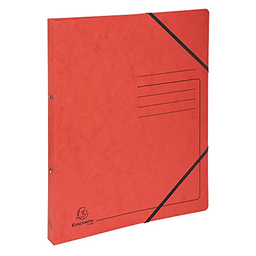 Exacompta 542555E Ringhefter mit Gummizug. Aus extra starkem Colorspan-Karton 2 Ring-Mechanik DIN A4 Füllhöhe 14 mm rot Ring-mappe Ringbuch Hefter Exacompta 542555E Ringhefter mit Gummizug. Aus extra starkem Colorspan-Karton 2 Ring-Mechanik DIN A4 Füllhöhe 14 mm rot Ring-mappe Ringbuch Hefter von Exacompta