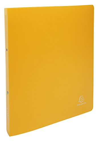 Exacompta 54696E Ringbuch (PP 700µ, 2 Ringe, Rücken 30 mm, DIN A4 MAXI) 5 Stück gelb von Exacompta