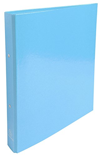 Exacompta 549292E Iderama Ringbuch (beschichteter Karton, A4, 30 mm, 2 Ringe) hellblau von Exacompta
