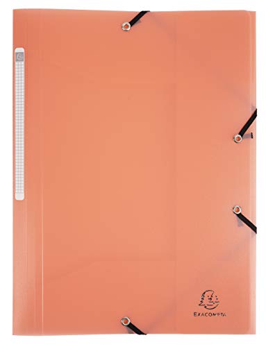 Exacompta 55177E 5er Pack Einschlagmappen Chromaline aus Polypropylen mit 3 Klappen und 2 Gummizügen, 24 x 32 cm, DIN A4, Pastell-Farbe Koralle Sammelmappe Dokumentenmappe für Büro und Schule Exacompta 55177E 5er Pack Einschlagmappen Chromaline aus Polypropylen mit 3 Klappen und 2 Gummizügen, 24 x 32 cm, DIN A4, Pastell-Farbe Koralle Sammelmappe Dokumentenmappe für Büro und Schule von Exacompta