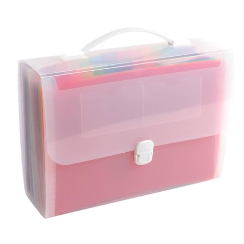 Exacompta 55698E Premium Kunststoff-Fächermappe Crystal mit Tragegriff und Clipverschluss für DIN A4 24 vollfarbige Fächer 2 Etikettenhalter für Visitenkarten inklusive 2 Etikettenbögen transparent Exacompta 55698E Premium Kunststoff-Fächermappe Crystal mit Tragegriff und Clipverschluss für DIN A4 24 vollfarbige Fächer 2 Etikettenhalter für Visitenkarten inklusive 2 Etikettenbögen transparent von Exacompta