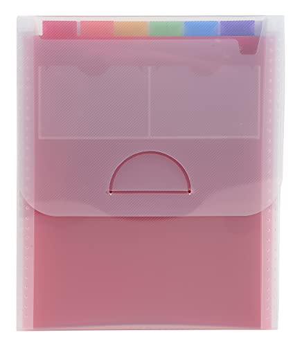 Exacompta 55798E Premium Kunststoff-Fächermappe Crystal für DIN A4 hoch 6 vollfarbige Fächer mit 2 Etikettenhalter für Visitenkarten inklusive 2 Etikettenbögen, Ordnungsmappe transparent Exacompta 55798E Premium Kunststoff-Fächermappe Crystal für DIN A4 hoch 6 vollfarbige Fächer mit 2 Etikettenhalter für Visitenkarten inklusive 2 Etikettenbögen, Ordnungsmappe transparent von Exacompta
