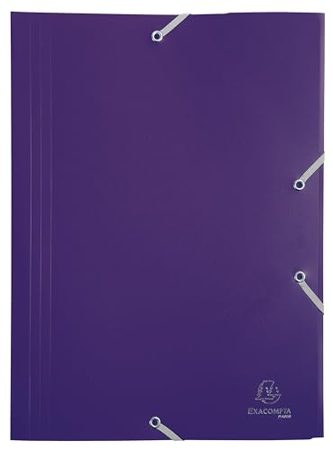 Exacompta 55918E 30er Pack Kunststoff-Einschlagmappen mit 3 Innenklappen und 2 Gummizügen DIN A4 malve Sammelmappe Dokumentenmappe für Büro und Schule Exacompta 55918E 30er Pack Kunststoff-Einschlagmappen mit 3 Innenklappen und 2 Gummizügen DIN A4 malve Sammelmappe Dokumentenmappe für Büro und Schule von Exacompta