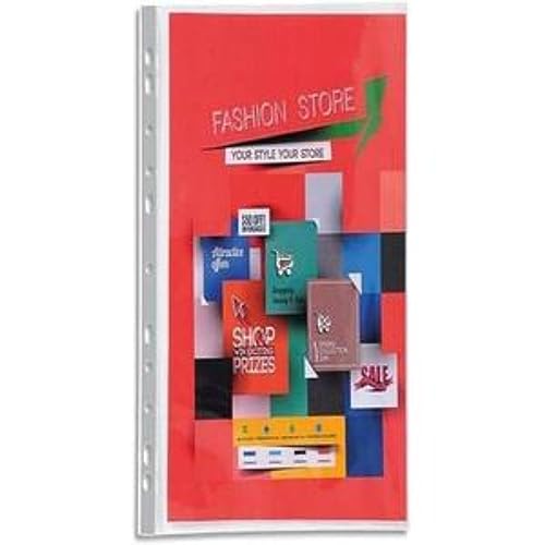 Exacompta 56634E 10er Pack Premium PP-Kunststoff Prospekthüllen. Für DIN A4 transparent glasklar oben offen Klarsichtfolie Plastikhülle Klarsichthülle ideal für Ordner Ringbücher und Hefter Exacompta 56634E 10er Pack Premium PP-Kunststoff Prospekthüllen. Für DIN A4 transparent glasklar oben offen Klarsichtfolie Plastikhülle Klarsichthülle ideal für Ordner Ringbücher und Hefter von Exacompta