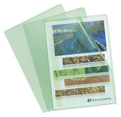 Exacompta 58523E 100er Pack PP-Kunststoff Aktenhüllen. Für DIN A4 transparent genarbt grün oben und seitlich offen Plastikhülle Klarsichthülle für Büro und die mobile Organisation Exacompta 58523E 100er Pack PP-Kunststoff Aktenhüllen. Für DIN A4 transparent genarbt grün oben und seitlich offen Plastikhülle Klarsichthülle für Büro und die mobile Organisation von Exacompta
