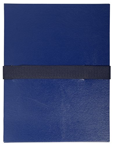 Exacompta 626E Aktenmappe aus Balacron mit dehnbarem Faltenrücken und Klettverschlußband für DIN A4 1 Stück dunkelblau Sammelmappe Dokumentenmappe Ideal für Büro Exacompta 626E Aktenmappe aus Balacron mit dehnbarem Faltenrücken und Klettverschlußband für DIN A4 1 Stück dunkelblau Sammelmappe Dokumentenmappe Ideal für Büro von Exacompta