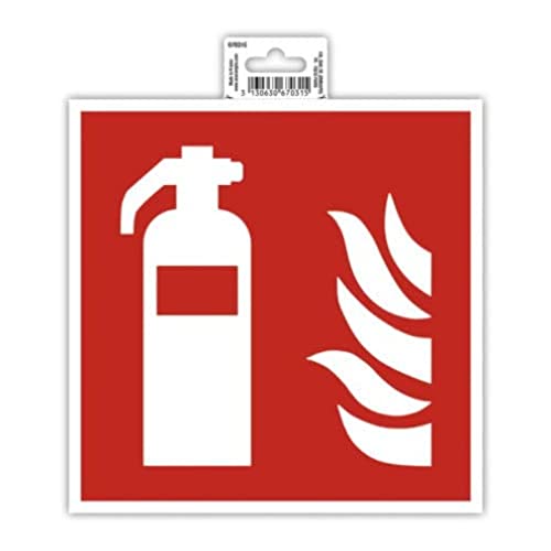 Exacompta 67031E Feuerlöscher Klebeschild 20x20cm Rot-Weiß aus UV-beständigem PVC Hinweisschild Schilder Warnhinweis Sticker Aufkleber Türschild Exacompta 67031E Feuerlöscher Klebeschild 20x20cm Rot-Weiß aus UV-beständigem PVC Hinweisschild Schilder Warnhinweis Sticker Aufkleber Türschild von Exacompta