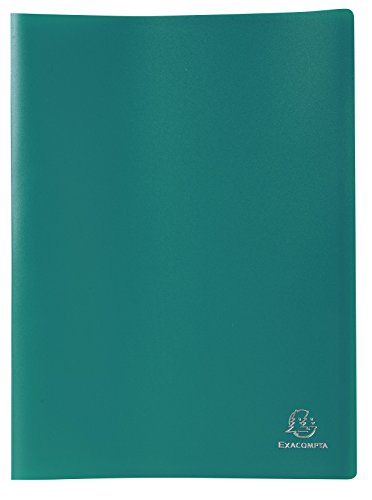 Exacompta 8523E Premium Sichtmappe aus blickdichten Kunststoff DIN A4 mit 20 Klarsichthüllen, 40 Sichten, perfekt für die Schule und das Büro Aktenhülle, Prospekthülle, grün Exacompta 8523E Premium Sichtmappe aus blickdichten Kunststoff DIN A4 mit 20 Klarsichthüllen, 40 Sichten, perfekt für die Schule und das Büro Aktenhülle, Prospekthülle, grün von Exacompta