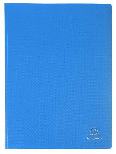 Exacompta 8532E Premium Sichtmappe aus blickdichten Kunststoff DIN A4 mit 30 Klarsichthüllen, 60 Sichten, perfekt für die Schule und das Büro Aktenhülle, Prospekthülle, blau Exacompta 8532E Premium Sichtmappe aus blickdichten Kunststoff DIN A4 mit 30 Klarsichthüllen, 60 Sichten, perfekt für die Schule und das Büro Aktenhülle, Prospekthülle, blau von Exacompta