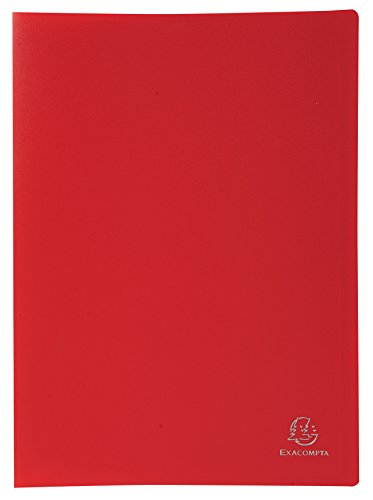 Exacompta 8535E Premium Sichtmappe aus blickdichten Kunststoff DIN A4 mit 30 Klarsichthüllen, 60 Sichten, perfekt für die Schule und das Büro Aktenhülle, Prospekthülle, rot Exacompta 8535E Premium Sichtmappe aus blickdichten Kunststoff DIN A4 mit 30 Klarsichthüllen, 60 Sichten, perfekt für die Schule und das Büro Aktenhülle, Prospekthülle, rot von Exacompta