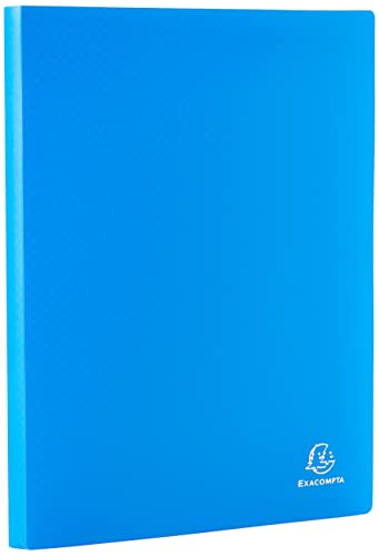 Exacompta 8557E Premium Sichtmappe aus blickdichten Kunststoff DIN A4 mit 50 Klarsichthüllen, 100 Sichten, perfekt für die Schule und das Büro Aktenhülle, Prospekthülle, blau Exacompta 8557E Premium Sichtmappe aus blickdichten Kunststoff DIN A4 mit 50 Klarsichthüllen, 100 Sichten, perfekt für die Schule und das Büro Aktenhülle, Prospekthülle, blau von Exacompta