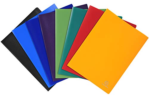 Exacompta 8580E Sichtmappe aus starkem Kunststoff DIN A4 mit 80 Klarsichthüllen, 160 Sichten, perfekt für die Schule und das Büro Aktenhülle, Prospekthülle, 1 Stück Zufallsfarbe Exacompta 8580E Sichtmappe aus starkem Kunststoff DIN A4 mit 80 Klarsichthüllen, 160 Sichten, perfekt für die Schule und das Büro Aktenhülle, Prospekthülle, 1 Stück Zufallsfarbe von Exacompta