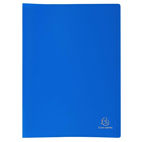 Exacompta 8582E Premium Sichtmappe aus blickdichten Kunststoff DIN A4 mit 80 Klarsichthüllen, 160 Sichten, perfekt für die Schule und das Büro Aktenhülle, Prospekthülle, blau Exacompta 8582E Premium Sichtmappe aus blickdichten Kunststoff DIN A4 mit 80 Klarsichthüllen, 160 Sichten, perfekt für die Schule und das Büro Aktenhülle, Prospekthülle, blau von Exacompta