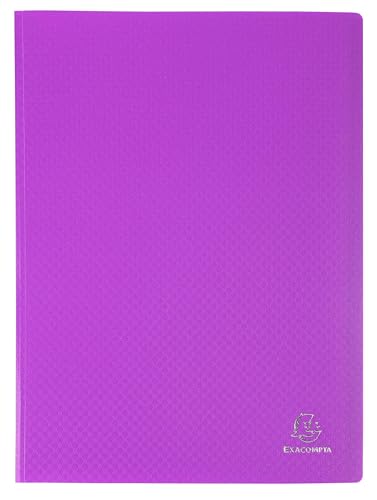 Exacompta 88116E 8er Pack Sichtmappe Opak aus blickdichtem Kunststoff DIN A4 mit 100 Kristallhüllen perfekt für die Schule und das Büro Aktenhülle Prospekthülle, violett Exacompta 88116E 8er Pack Sichtmappe Opak aus blickdichtem Kunststoff DIN A4 mit 100 Kristallhüllen perfekt für die Schule und das Büro Aktenhülle Prospekthülle, violett von Exacompta