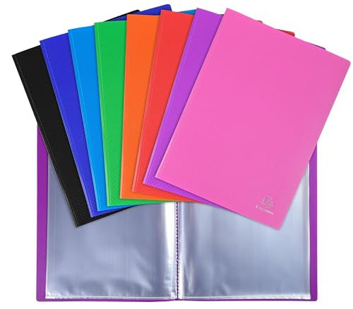 Exacompta 8840E 10er Pack Sichtmappe Opak aus blickdichtem Kunststoff für DIN A4 mit 40 Kristallhüllen perfekt für die Schule und das Büro Aktenhülle Prospekthülle farbig sortiert Exacompta 8840E 10er Pack Sichtmappe Opak aus blickdichtem Kunststoff für DIN A4 mit 40 Kristallhüllen perfekt für die Schule und das Büro Aktenhülle Prospekthülle farbig sortiert von Exacompta