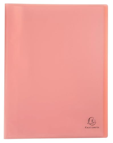 Exacompta 88477E 10er Pack Kunststoff-Sichtmappe Chromaline Pastell 80 Klarsichthüllen, 160 Sichten Einband aus mittelfestem transluzentem Kunststoff DIN A4 Klarsichthüllen Pastell-Farbe Koralle Exacompta 88477E 10er Pack Kunststoff-Sichtmappe Chromaline Pastell 80 Klarsichthüllen, 160 Sichten Einband aus mittelfestem transluzentem Kunststoff DIN A4 Klarsichthüllen Pastell-Farbe Koralle von Exacompta