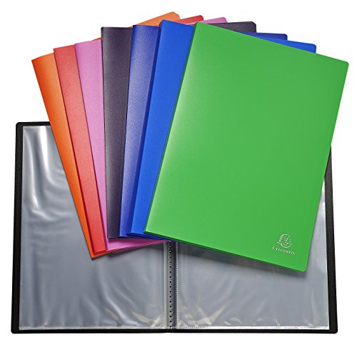 Exacompta 8850E Premium Sichtmappe OPAK aus blickdichten Kunststoff DIN A4 mit 50 Klarsichthüllen, 100 Sichten, perfekt für die Schule und das Büro Aktenhülle, Prospekthülle, 1 Stück Zufallsfarbe Exacompta 8850E Premium Sichtmappe OPAK aus blickdichten Kunststoff DIN A4 mit 50 Klarsichthüllen, 100 Sichten, perfekt für die Schule und das Büro Aktenhülle, Prospekthülle, 1 Stück Zufallsfarbe von Exacompta