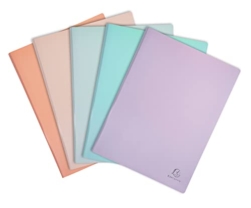 Exacompta 88660E Sichtmappe Aquarel aus PP 500μ mit 60 Hüllen und 120 Sichten für DIN A4 farbig sortiert Perfekt für die Schule und das Büro Aktenhülle Prospekthülle Exacompta 88660E Sichtmappe Aquarel aus PP 500μ mit 60 Hüllen und 120 Sichten für DIN A4 farbig sortiert Perfekt für die Schule und das Büro Aktenhülle Prospekthülle von Exacompta