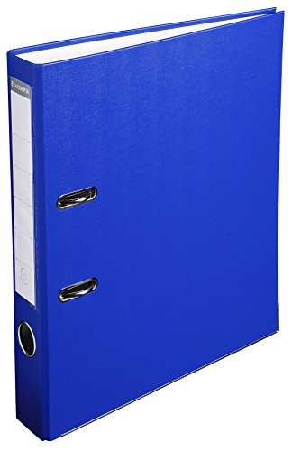 Exacompta 915407B Kunststoff-Ordner 5 cm schmal DIN A4 Kunststoffbezug außen Papierbezug innen Rückenschild austauschbar Ringordner Aktenordner Briefordner Büroordner Plastikordner blau Exacompta 915407B Kunststoff-Ordner 5 cm schmal DIN A4 Kunststoffbezug außen Papierbezug innen Rückenschild austauschbar Ringordner Aktenordner Briefordner Büroordner Plastikordner blau von Exacompta