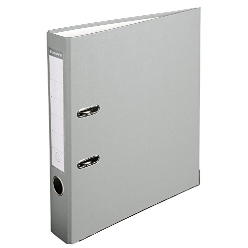 Exacompta 915416B Kunststoff-Ordner 5 cm schmal DIN A4 Kunststoffbezug außen Papierbezug innen Rückenschild austauschbar Ringordner Aktenordner Briefordner Büroordner Plastikordner grau Exacompta 915416B Kunststoff-Ordner 5 cm schmal DIN A4 Kunststoffbezug außen Papierbezug innen Rückenschild austauschbar Ringordner Aktenordner Briefordner Büroordner Plastikordner grau von Exacompta